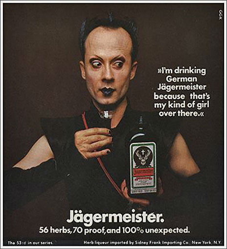 Porn Pics thebrvtalist:  Klaus Nomi for Jägermeister.