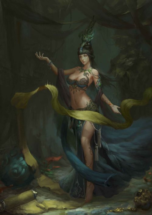 art-of-cg-girls:  by k 君 