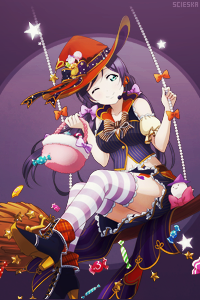kuroona:    μ’s Halloween cards 