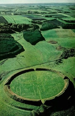 archaicwonder:  Trelleborg Viking Ring Fortress,