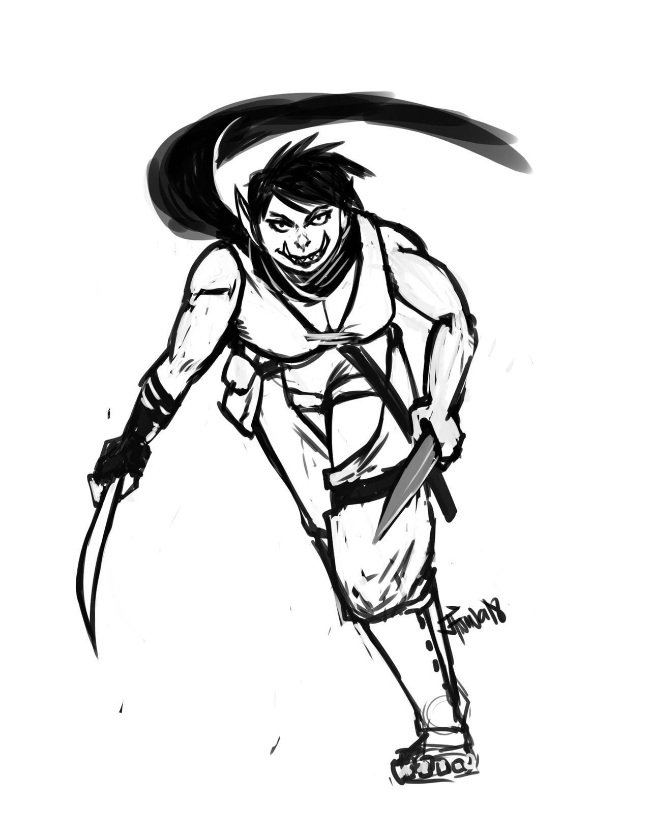 neenersart:  I didnt get around to finishing OrcTober, cause Red Dead Redemption