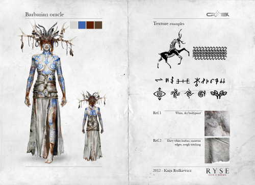 aprendizdemucho:Ryse: Son of Rome Character Concept Art by Kaija Rudkiewicz