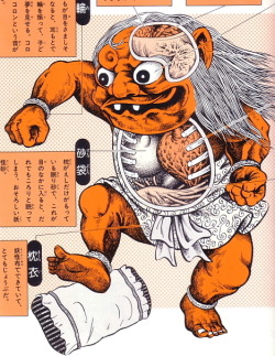 anatoref:    Anatomical Diagrams Of Japanese Monsters  