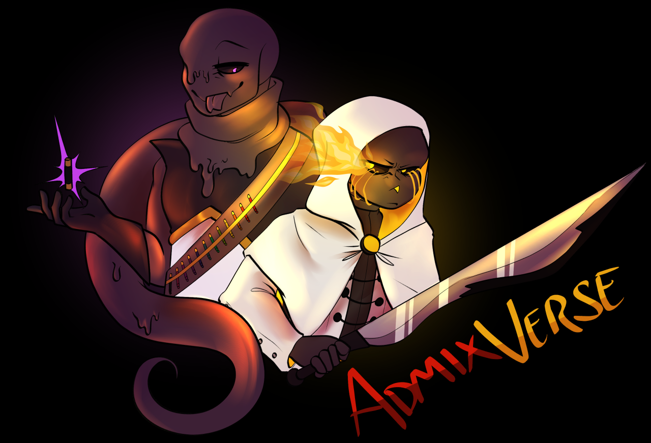 Rampant Rosegold — Did some fanart for @admixverse-official because...