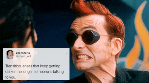 Good Omens + Text Posts