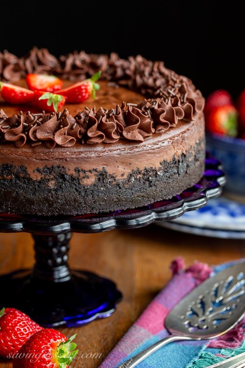 Chocolate cheesecake