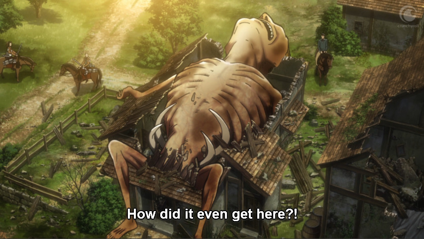 idk, maybe it fell out of the sky.