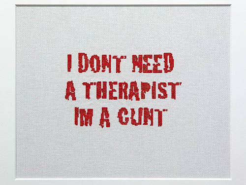 “i don’t need a therapist…” by kelly mark (+)