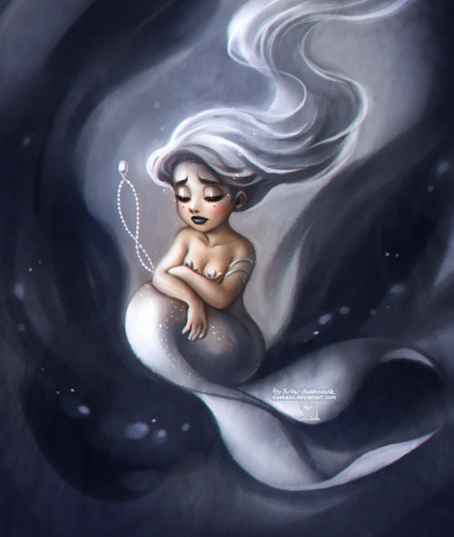 emilycmy:Little Melancholy by daekazuI love the color choice here. 