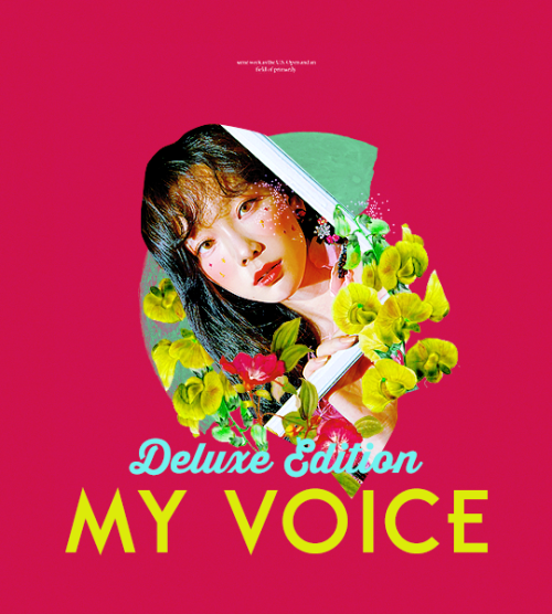 monoka:TAEYEON, My Voice Deluxe Edition Make Me Love You posters ✨