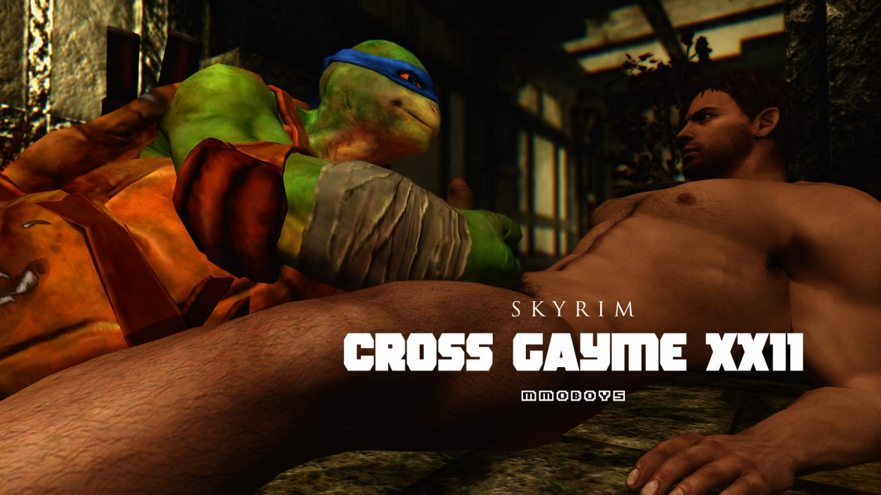 mmoboys:  Skyrim: Cross Gayme XXII? (I lost count) GD HDSome of the mods used: TMNT.