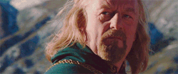 areddhels:Today in Middle-Earth: Theoden retreats to Helm’s Deep (March 3rd, 3019 T.A.)  The trumpets sounded. The horses reared and neighed. Spear clashed on shield. Then the king raised his hand, and with a rush like the sudden onset of a great