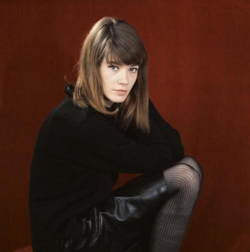  Françoise Hardy photographiée par Sam Lévin. 