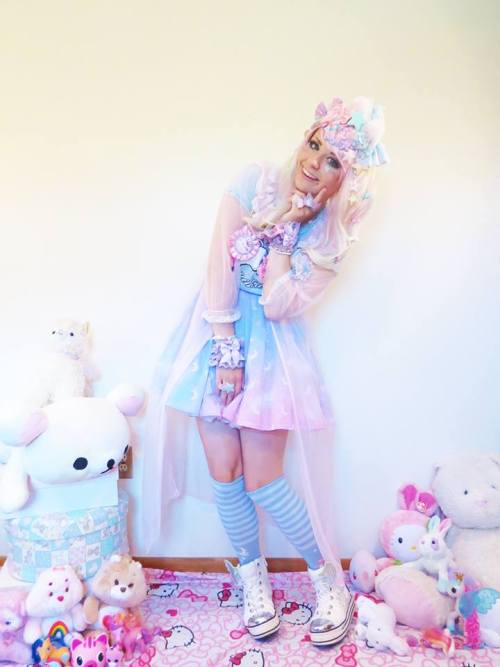 mahouprince:  More photos from my Holley Tea Time photoshoot~! This time I’m wearing her Twinkle Heaven skirt ; w ; you can use my code “mahouprince” to receive 10% off on your purchase~~ my review: https://www.youtube.com/watch?v=FZl7jPNCXvs