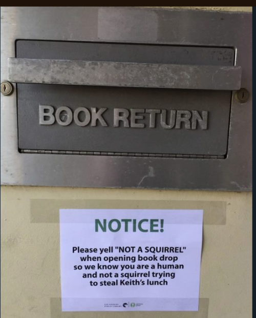 mysharona1987: Some more funny library signs.