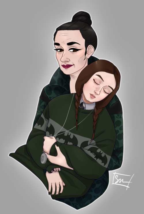 queenappleandme: My beautiful wonderful wickedly talented friend @hushvellichor drew this for me as 