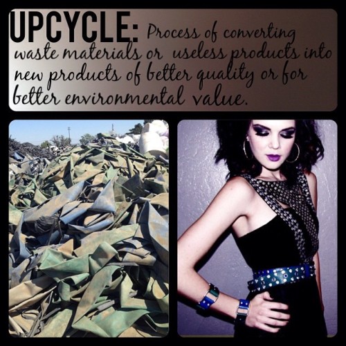 landfilldzine: We don’t just #recycle we #upcycle !!! By purchasing our products you are helpi