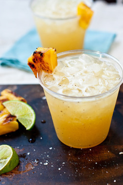 lustingfood:  Grilled Pineapple Margarita 