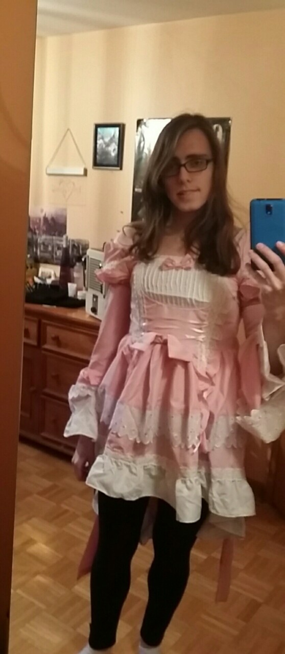 danisandcream:  And here you see a pink maid outfit, as requested by quite a few