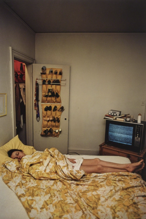 neshamama:  william eggleston, “memphis (rosa sleeping),” 1971, dye-transfer print