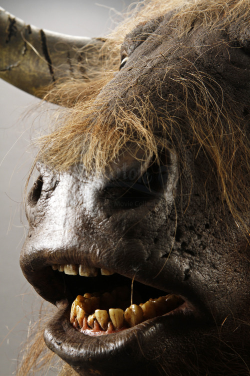Some great close up shots of an animatronic minotaur head. #MinotaurMonday