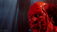 attackofthegiantants:  The Texas Chainsaw Massacre 2, 1986.   More amazing illusions