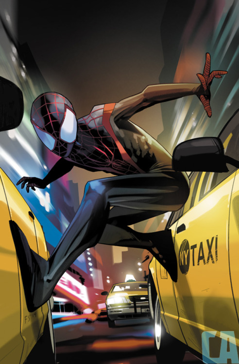 comicsalliance: Fiona Staples Covers ‘Miles Morales: Ultimate Spider-Man’ #1 In First Ma