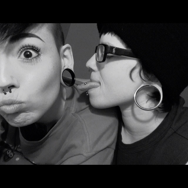 ciarachimera:  Dani is hella gay look at her creepin on me. 💕😁💋 