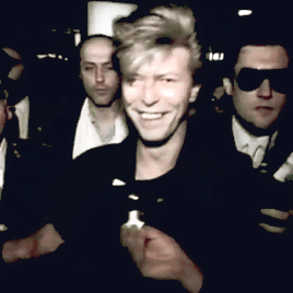 David Bowie in Madrid (1987).