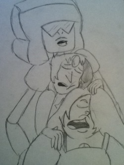 Knock-Knock-Its-Knuckles:  A Sleeping Gems Sketch Done For A Reason