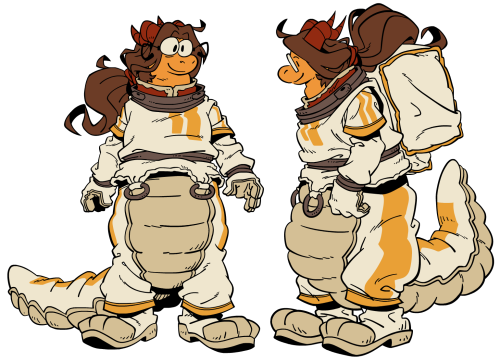 raymodule:space scientist lizard doing a space scientist lizard thing