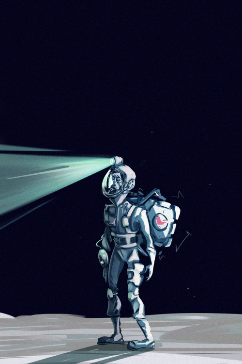 dreams-of-the-reaper:rachell-redacted:I decided to finish my old Moon Doug sketch. Portal: Rattmann 