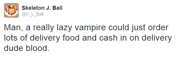 randomhatthief: spookyscaryfrog:  I have headcanons about what vampires should be.