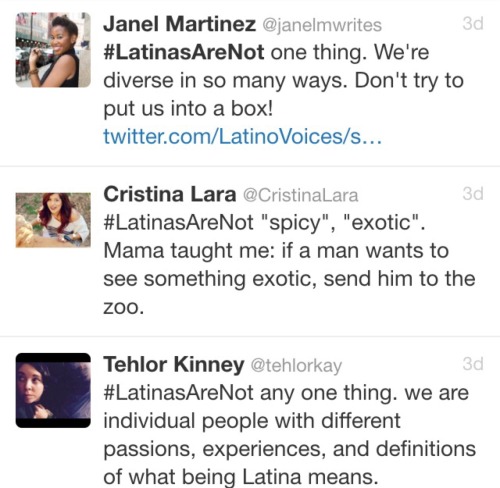 onyxblondebitch:  #LatinasAreNot Keep It Going 