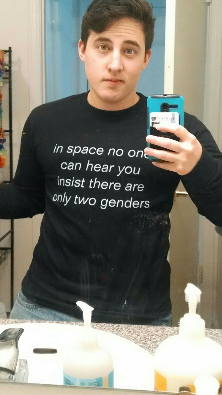 thenonbinary:fightlikeoctopus:  Come at me with your cisnormative gender roles, bro.