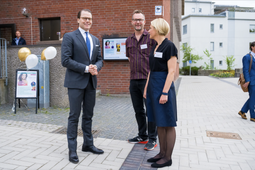 16th May 2022 // On behalf of the Crown Princess Couple’s Foundation, Prince Daniel visited an exhib
