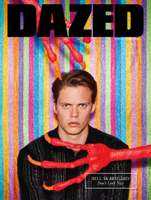 Don’t look now! Bill Skarsgård who stars as Pennywise the...