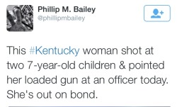 funkychocolate101:  kravemychocolatekurves:  alwaysbewoke:  she pointed a gun at a cop and gets to live the story. she would be dead if she was black. fuck all the #alllivesmatter fuckas. #whiteprivilege  So the officer didn’t fear for his life?  I