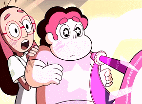 nonbinary-rileyblue:  We’re a team! Steven and Connie fighting together &amp;