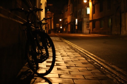 Oxford streets at night, April ‘13.