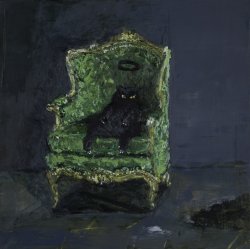 redlipstickresurrected: Vanessa Stockard (Australian, b.75, Sydney, Australia) - Satan in Green Paintings: Acrylics