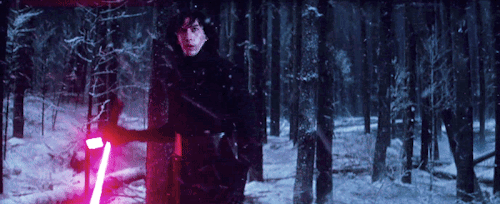 thelongwindedblues:Kylo Ren + Lightsaber