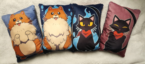 Ghost Trick-inspired Plush Pillowcases! Shop link in reblog!