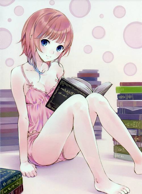 kawaiithingsinc:  Books are really addicting :3 