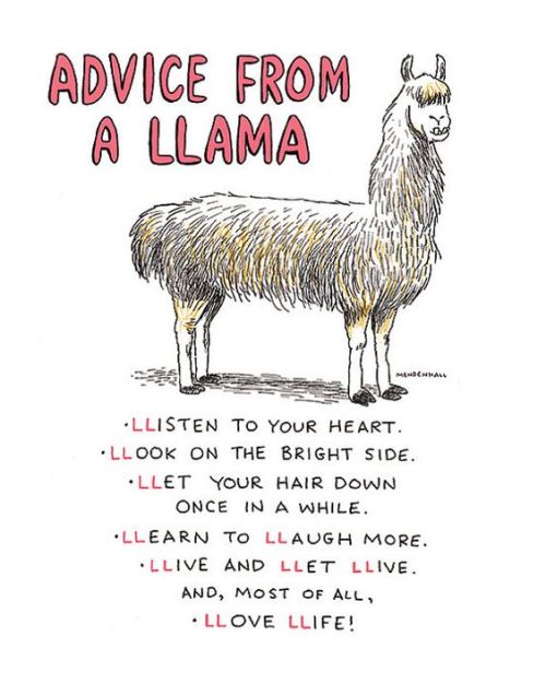 llamasinpajamascomic: important llammadvice