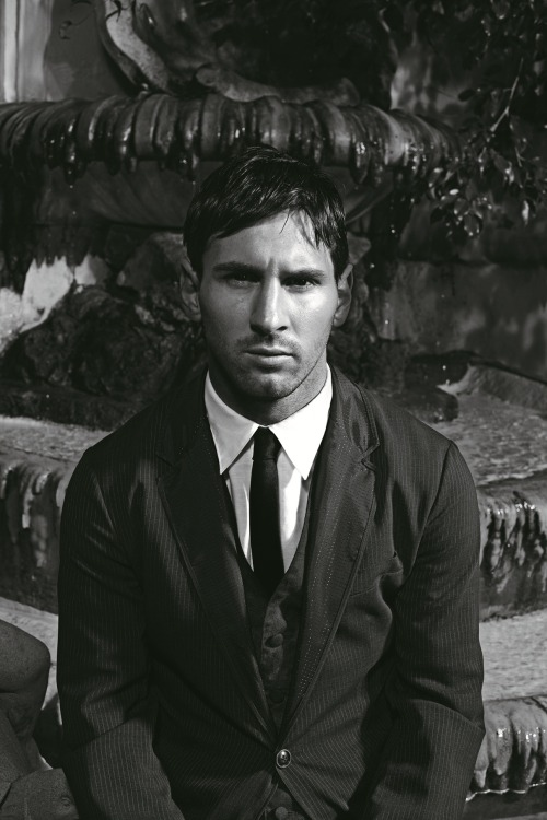 Argentinean soccer player Lionel Messi by Dolce & Gabbana.