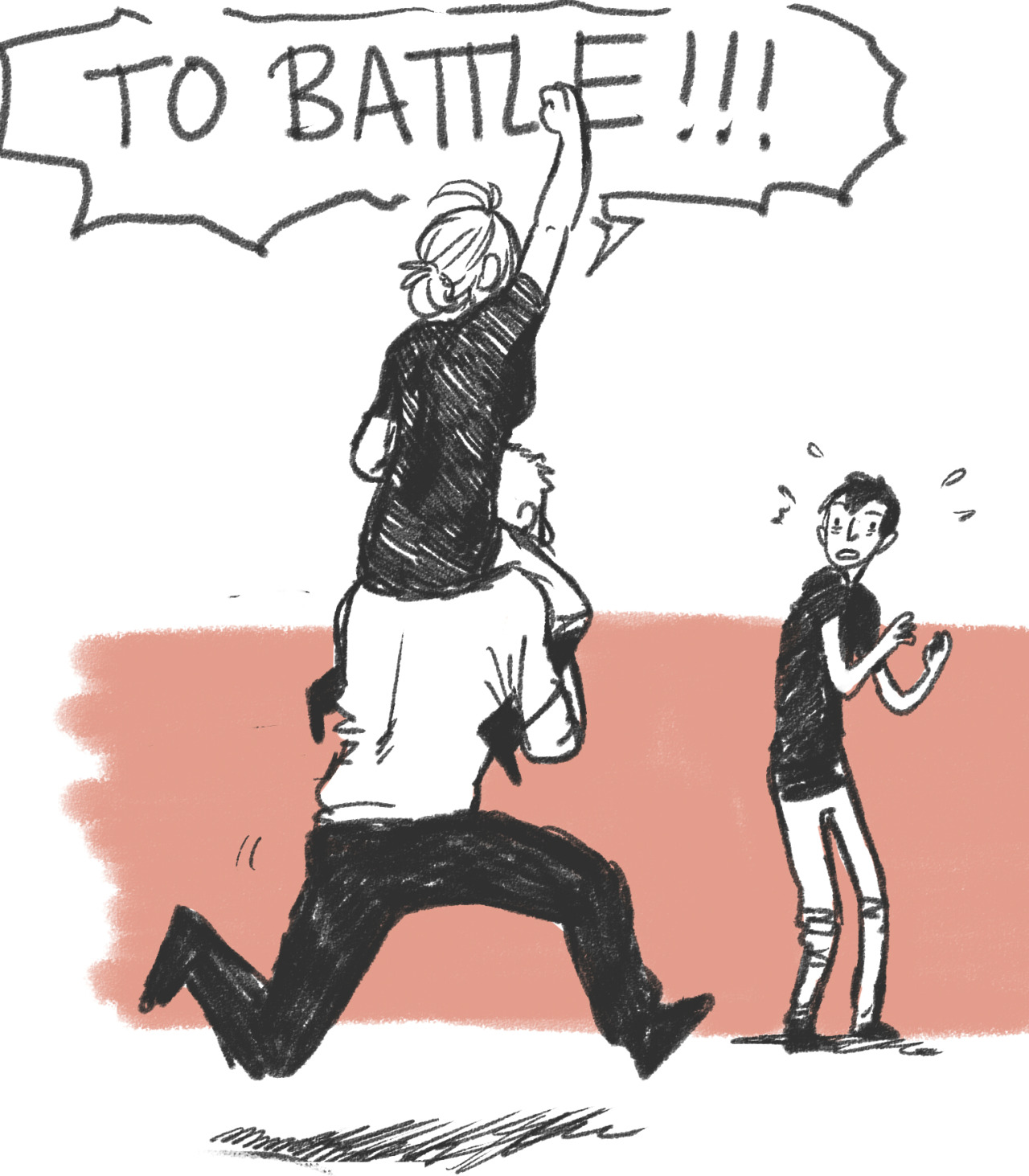 ppitte:  Attack on titan, if you will. (btw I downloaded Paint tool SAI and fell