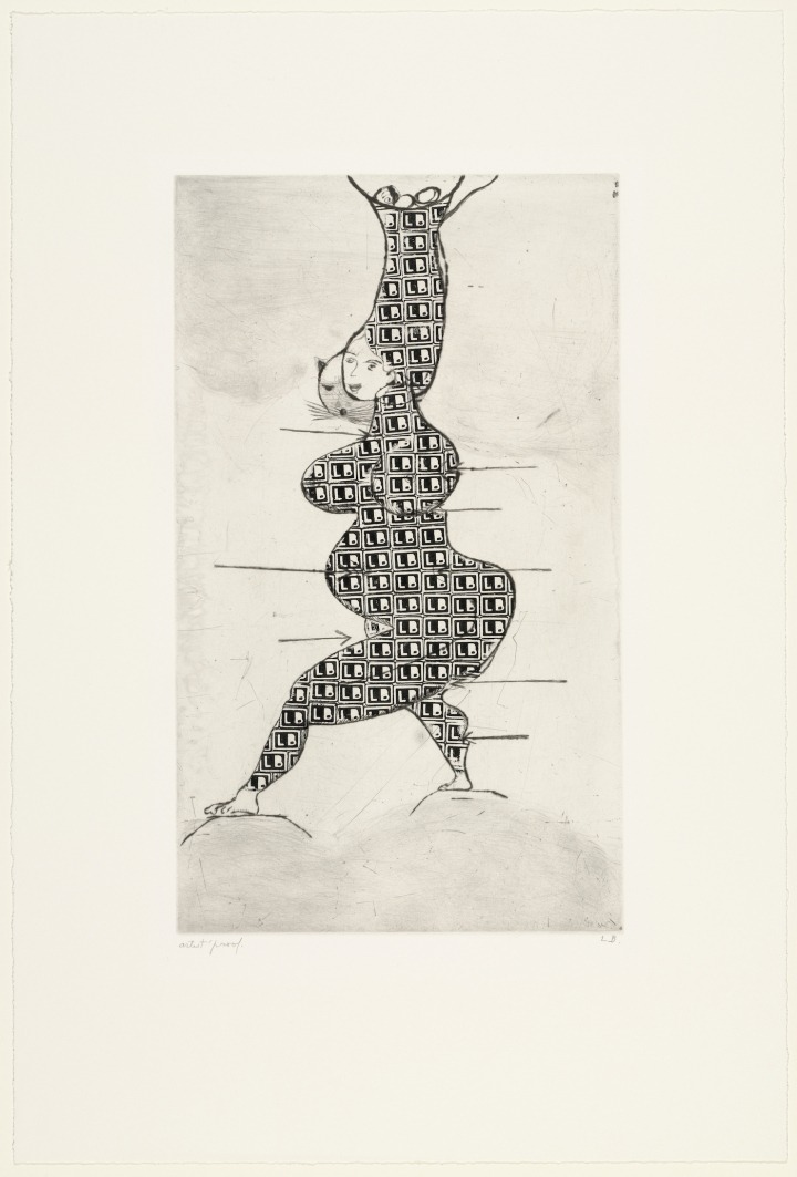 workman:
“ Louise Bourgeois, “Stamp of Memories II” (1994), drypoint, with metal stamp additions. Sheet: 25 3/8 x 17 1/8″, The Museum of Modern Art, New York. Gift of the artist (© 2017 The Easton Foundation/Licensed by VAGA, NY)
”