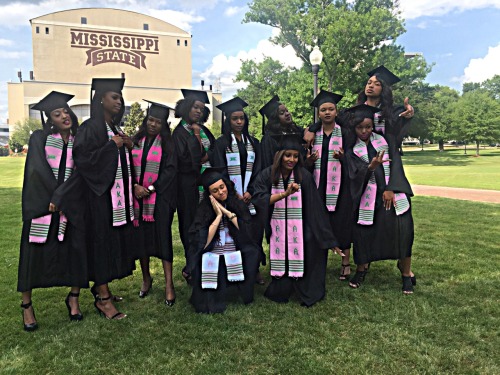 actjustly:  Mississippi State University 2015 Spring Graduates! Show some love to these beautiful black women! Submission from keeptorifaith