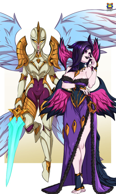 Kayle and Morganawww.patreon.com/posts/kayle-and-25169975#kayle #morgana #LeagueOfLegends